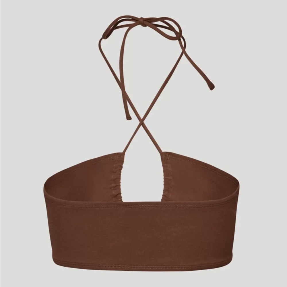 ARITZIA Sunday Best Cora Cognac Halter Top - Picture 2 of 7